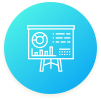 Administrator Dashboard keeps you informed icon
